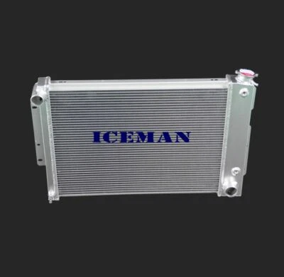  3 ROW ALUMINUM RADIATOR 1967 68 1969 CHEVY CAMARO FIREBIRD 23" CORE L6 V8 CC370 - Image 1 of 4
