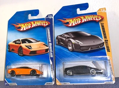 HOT WHEELS ORANGE DREAM GARAGE & BLACK HW PREMIERE LAMBORGHINI 2 CAR SET RARE! - Image 1 of 4