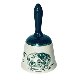 Vintage EG BARBADOS MUSEUM & Historical Society Richard Day Green Collector Bell - Bild 1 von 10