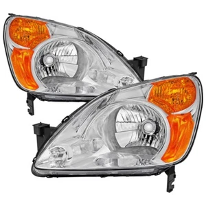 Faros de repuesto para carcasa cromada lente transparente Honda CR-V 02-04 - Imagen 1 de 3
