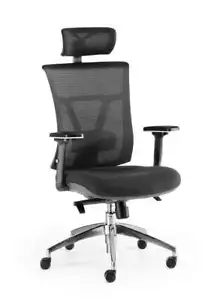 Silla ergonomica de oficina Modelo Ankara de Euromof, con cabecero regulable - Imagen 1 de 8