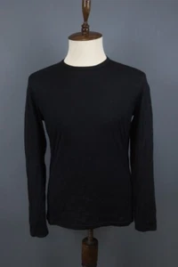 Camiseta Icebreaker Merino Negra 100% Lana Manga Larga Talla L - Imagen 1 de 14