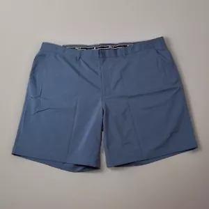 Pantalones Cortos Chinos Johnnie-O Santa Monica Para Hombre Talla 54 Nuevos con Etiquetas $95 Gris Azul Bolsillos Golf - Imagen 1 de 8