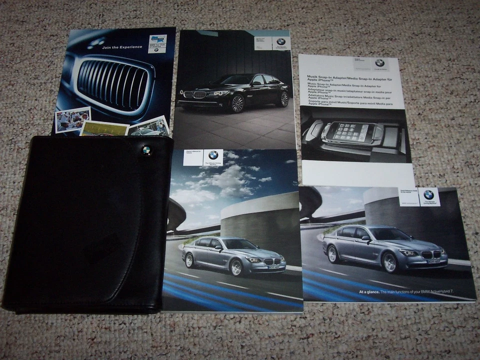 BMW 750i 750Li 2011 híbrido activo 7 sedán manual del propietario conjunto de guía del usuario Foto 1 de 1