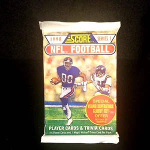 1990 Score NFL Football Series 1 Player & Trivia Card Packs - Picture 1 of 2