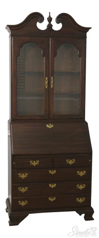57511EC: ETHAN ALLEN Georgian Court Cherry Secretary Desk Cover