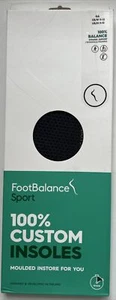 Foot Balance Sport 100% Custom Insoles Size 44, Molded In Store , Dynamic Sport - Picture 1 of 2