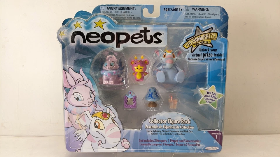 Jakks Pacific Neopets Collector Figure Pack Series 1 Model#42322 Year 2008