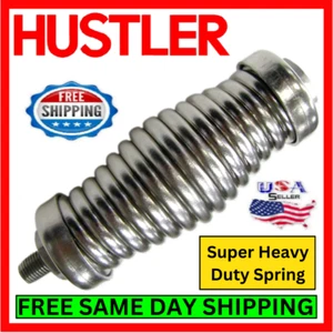 Muelle de antena CB de acero inoxidable Hustler SSM-3 con kit de perno de acoplamiento de alta resistencia - Imagen 1 de 7