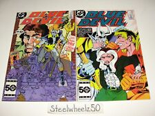 Blue Devil #12 & 16 Comic Lot DC 1985 Kid Devil MASK Preview Gary Cohn Mishkin