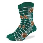 NWT Good Luck Sock Men's Football Socks Size 13-17 Color Green
