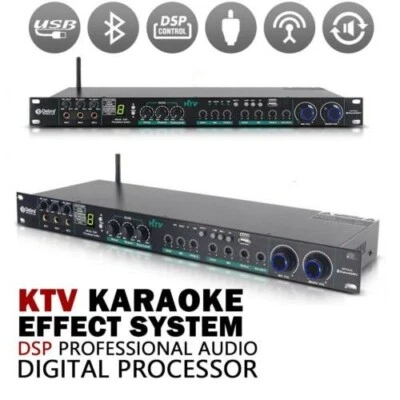 Professional DSP Audio Digital Processor KTV Karaoke Effect System Anti-Squeal - Image 1 of 4