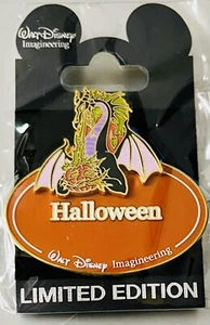 Spilla etichetta distintivo festa Halloween malefica cast WDI Disney MOC autentica rara - Foto 1 di 1
