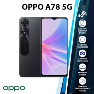 Original Oppo A78 5G Dual SIM 8GB RAM 128GB 5000mAh New Sealed Smartphone - Picture 1 of 14