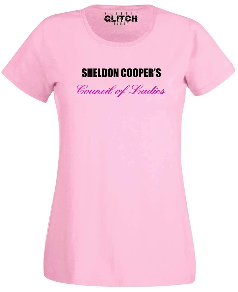 Sheldon Cooper's Council of Ladies Fitted Women's T-Shirt Big Bang Theory