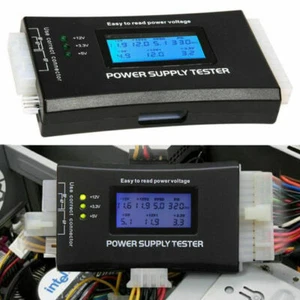 PC Computer LCD 20/24 Pin ATX SATA Digital Power Supply Diagnostic Tester Tool - Picture 1 of 8