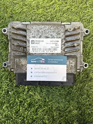 CALCULATEUR MOTEUR ECU CHEVROLET ORLANDO 1.8  F18D4 25186182  5WY1J19B  96964295 - Immagine 1 di 4