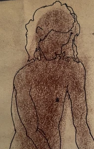Paul Cadmus, New York City, 1904 - Weston, Trikot, 1999, "Male Model", 12x6 1/2" - Bild 1 von 11