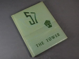 1957 The Tower Yearbook Lyons Township Junior College La Grange Illinois IL - Picture 1 of 6