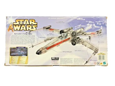 Hasbro Star Wars Red Leader X-Wing Fighter Garven Dreis Saga 2004 Estrella de la Muerte TRU Foto 1 de 4