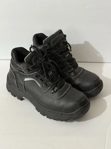 SKECHERS WORK Men's Burgin-Sosder Composite Toe Work Boots Size 9 Black 77144 - Picture 1 of 12