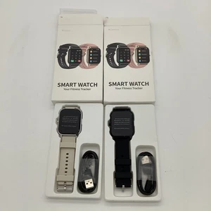 (2) Reloj Inteligente Nerunsa 1.85" para Hombre Mujer IP68 Impermeable P66D 2023 - Imagen 1 de 3