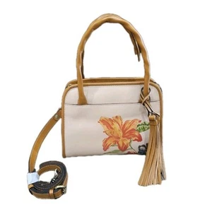 Patricia Nash Paris Satchel Parisian Floral Spot Print Purse Handbag Dust Bag - Picture 1 of 10