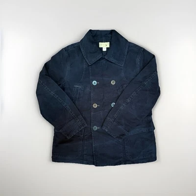 RRL Ralph Lauren - Indigo Moleskin Peacoat - Size XL - Image 1 of 4