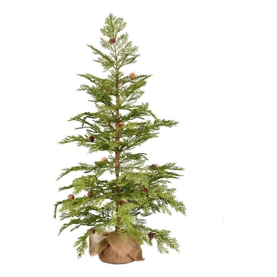 Vickerman 36" Plastic Cedar Pine Artificial Christmas Tree in Green - Image 1 of 1