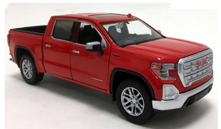 MOTOR MAX, 2019 GMC Sierra 1500 SLT Crew Cab rosso, 1/24,  MMX79361RO - Immagine 1 di 1