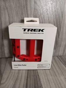 Trek Line Elite Flat Pedal Set Brand New Red Metal Quality Same Day Shipping!!!! - Picture 1 of 24