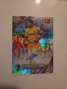 NOAH ATUBOLU 2025 TOPPS BUNDESLIGA CHROME AUTOGRAPH TOPPSFRACTOR BA-NAT SP 46/52 - Picture 1 of 4