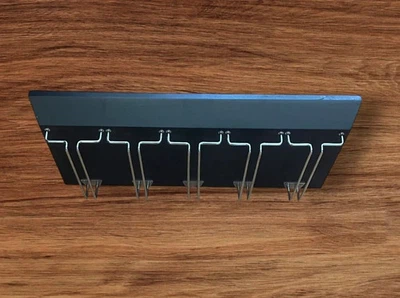 Vaso de madera Pottery Barn colgante flotante estante de copa de vino estante exhibición 24" Foto 1 de 2