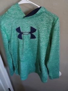 UNDER ARMOR Size XL Kids Green Hoodie - Picture 1 of 3