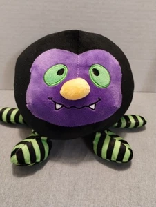Peluche American Greetings Araña Negro Púrpura Colmillo de Vampiro Juguete de Halloween - Imagen 1 de 3