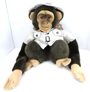Housung Safari Monkey Chimp Full Body Hand Puppet Plush Rainforest Cafe Long Arm - Picture 1 of 11