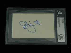 Robin Yount Signed 3x5 Index Card Beckett Encapsulated Brewers HOF MLB - Picture 1 of 1
