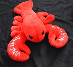 Peluche aragosta rocciosa vintage 2002 peluche Martha's Vineyard di Wishpets - Foto 1 di 8