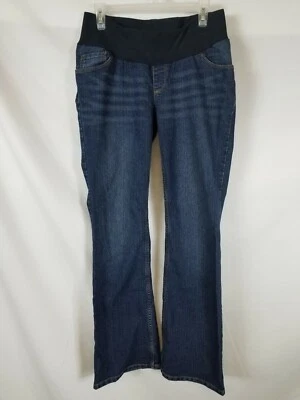 Motherhood Maternity Jeans Pants sz Medium    Half Panel Stretchy Boot Cut - Image 1 of 4