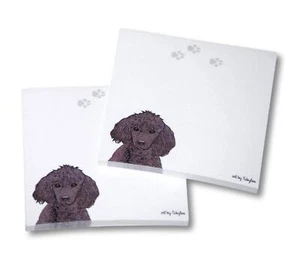 Poodle Sticky Notes Notepad - Black - 100 Sheets - Bild 1 von 1