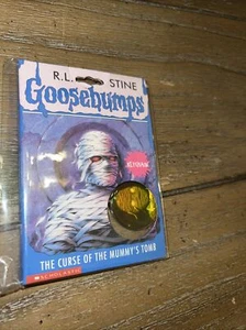 Vintage Goosebumps The Curse of The Mummy's Tomb 3D Keychain - New and Sealed - Picture 1 of 6