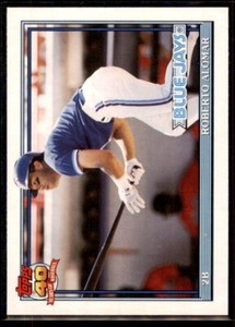 1991 Topps Traded Roberto Alomar Toronto Blue Jays #2T