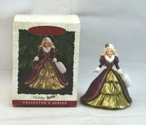 Hallmark Keepsake Ornament 1996 Holiday Barbie Victorian Era Look W/Box - Picture 1 of 6
