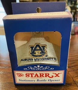 New AU AUBURN UNIVERSITY Wall Mount Starr X Stationary Bottle Opener GREAT GIFT! - Picture 1 of 3