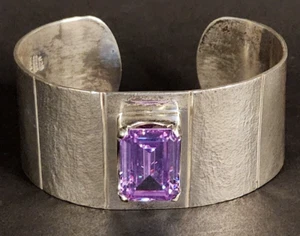 Los Ballesteros Cuff bracelet sterling silver taxco 15+ Carat - Picture 1 of 10