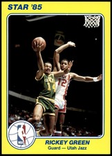 1984-85 Star Court Kings Rickey Green Utah Jazz #11