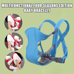Soft Newborn Baby Carrier Ergonomic Adjustable Infant Wrap Sling Backpacks - Picture 1 of 9