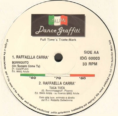 Raffaella Carrà - Who Knows Se VA / But That Music Maestro/Borriquito/ Tuca - Image 1 of 2