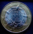 2001 SAN MARINO Italy rare coin UNC 1000 lire bimetallic Peace Doves