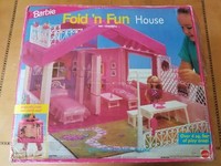barbie folding house